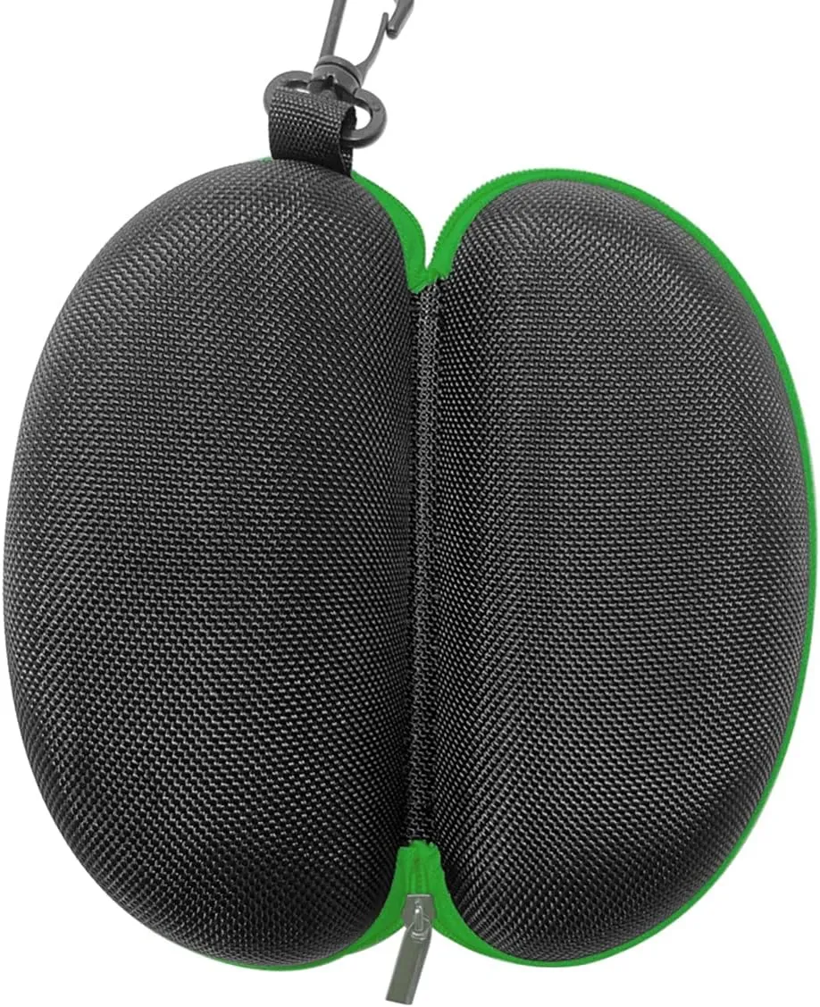 3pcs Zipper Hard Shell Sunglasses Case and Eyeglasses Case Portable Travel Glasses Case with Plastic Hook