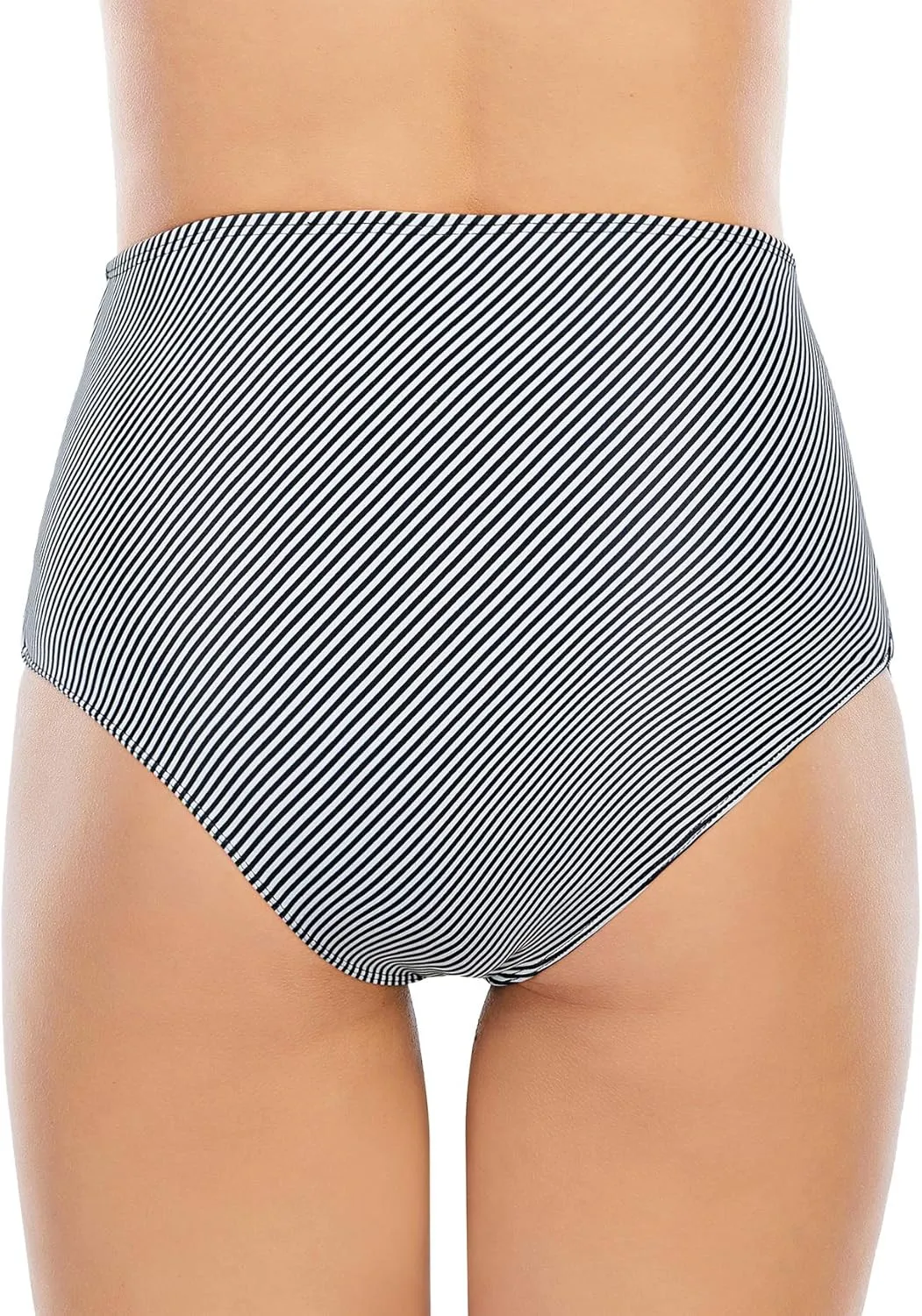 American Trends High Waisted Bikini Bottoms Ruched Tummy Control Swimsuits Bottoms Sexy Swim Bottom Bathing Suits for Women