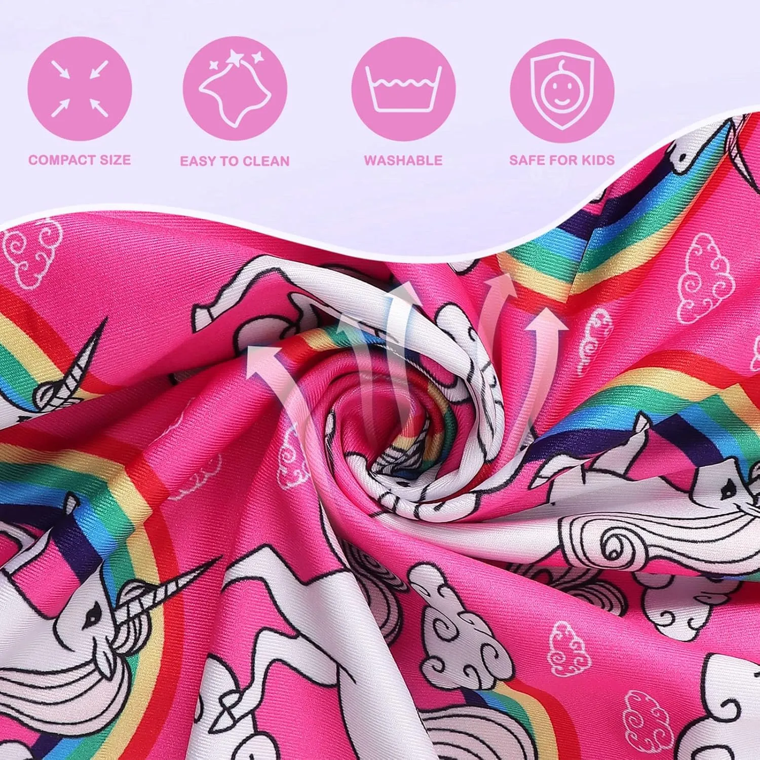 Benylion Girls Dresses Rainbow Unicorn Short Flutter Sleeve Skater Dress Mermaid Dress Kids Playwear for Girls 3-12 Years