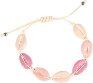BESTOYARD 2pcs Beach Bracelets Beach Bracelets for Women Beaded Bracelets Woven Chain Bracelet Shell Ankle