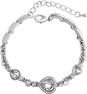 Birthstone Bracelets for Women 925 Sterling Silver Bracelet Created Gemstone Tennis Bracelet Jewelry Anniversary Birthday Gifts