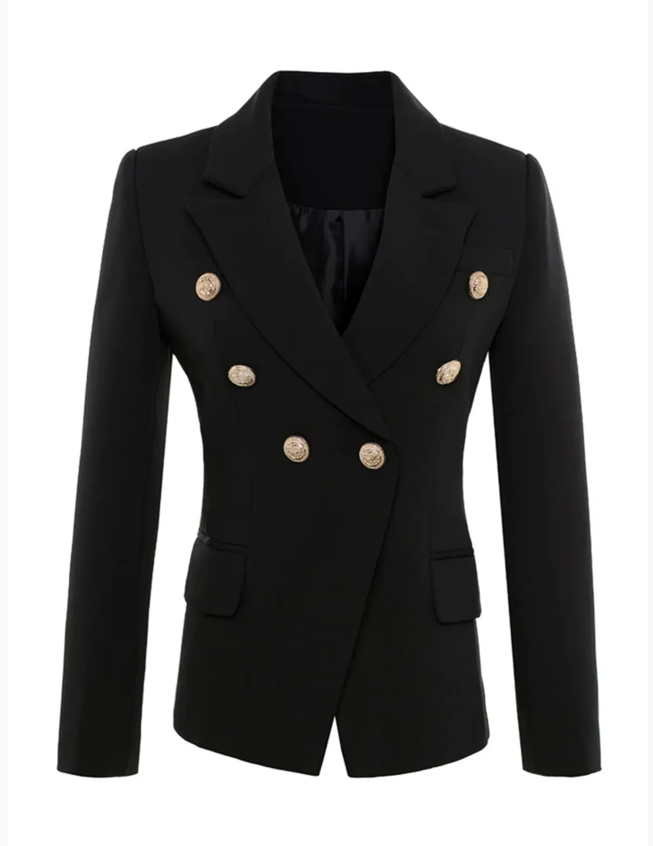 Blazer - Dames - Dubbelzijdig, Satijnen Stijl met Elegante Pasvorm