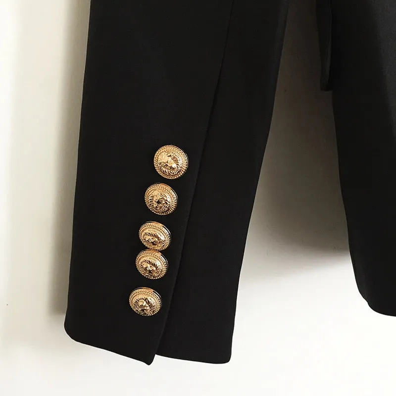 Blazer - Dames - Dubbelzijdig, Satijnen Stijl met Elegante Pasvorm