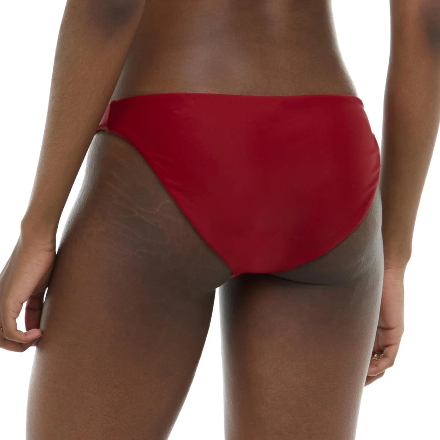 Body Glove Women's Smoothies Lillia Solid Fuller Coverage Bikini Bottom Swimsuit with Clean Finish Seams