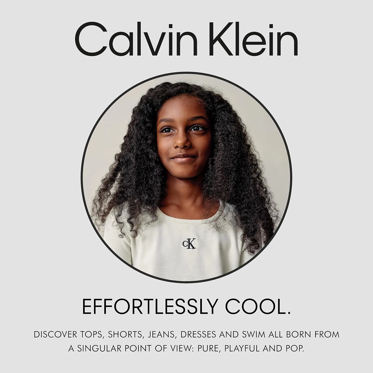 Calvin Klein Girls' Logo Sweatshirt, Pullover Fleece Hoodie, Comfortable & Straight Hem