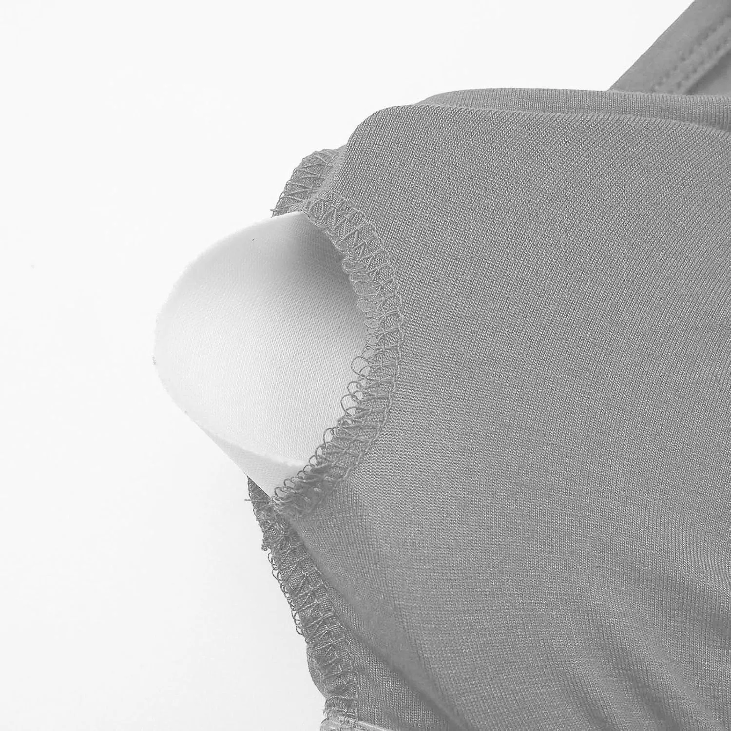 Camisole Tops for Women White Built in Bra Tank Tops Adjustable Spaghetti Strap 2025 Spring Summer Cami Shirts Under Clothes
