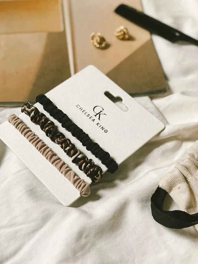 Chelsea King Hair Ties || Basics 3pk