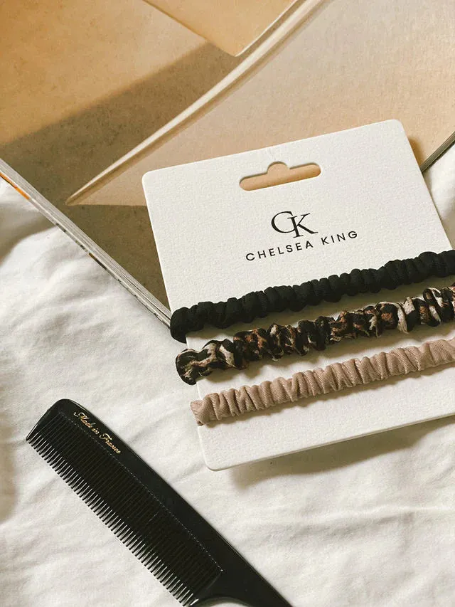 Chelsea King Hair Ties || Basics 3pk