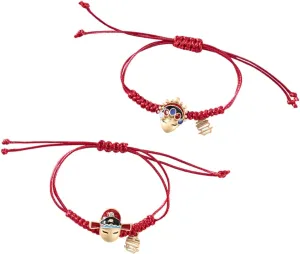 Chinese Year Red Bracelet Woven Ropes Wrist Chain Fashionable Ornaments for Present