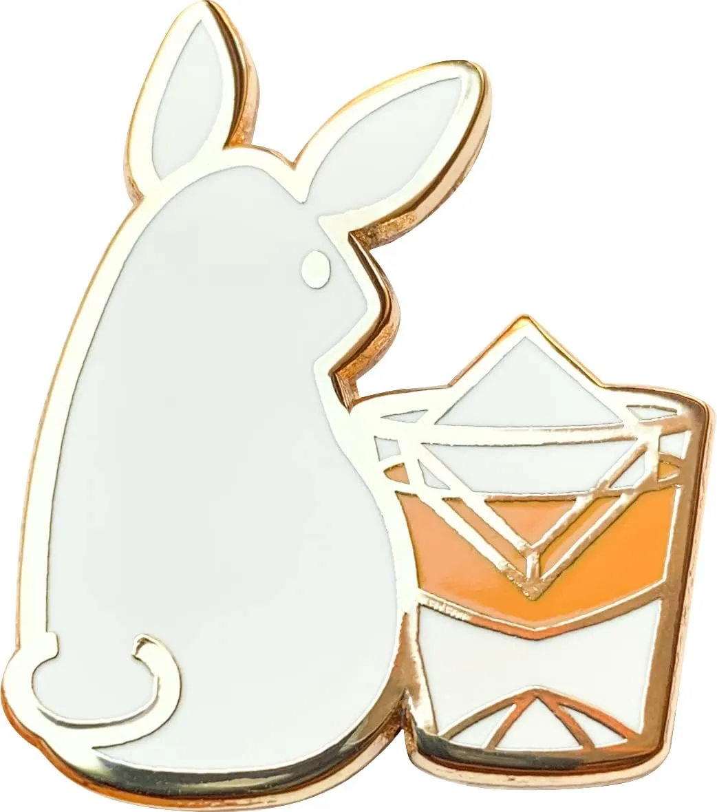 Cocktail Critters Enamel Pins for Bartender Aprons, Jackets, Backpacks and Purses, Shirt and Suit Lapels, Cute Button Badges Brooch Fashion Jewelry