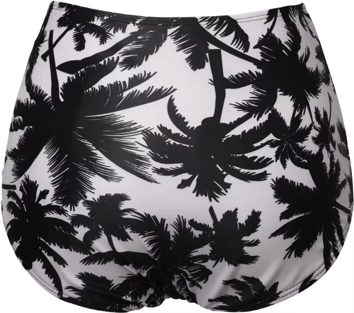 COCOPEAR Women's High Waisted Full Coverage Bikini Bottom Ruched Bathing Suit Bottoms for Women Tummy Control Swim Bottoms