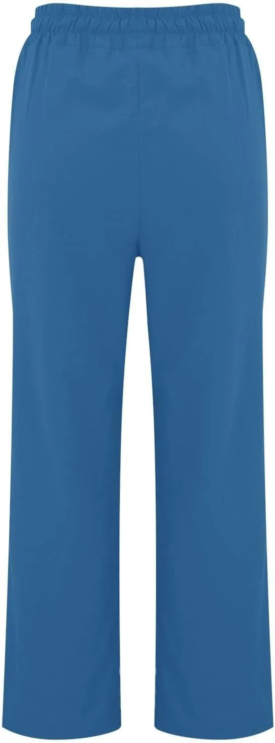 Cotton Linen Pants for Women Drawstring High Waisted Pants Straight Leg Summer Pants Fashion Lounge Pants
