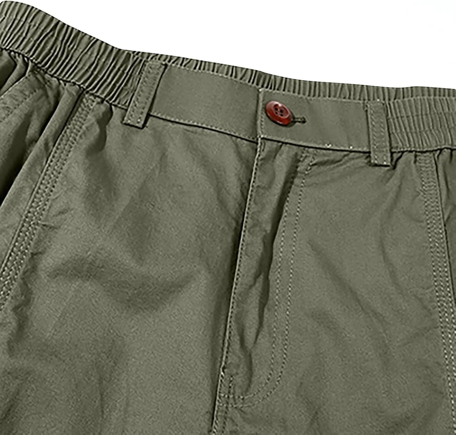 Cotton Relaxed Pants for Men Solid Colour Lounge Pants Classic Beach Pants Outdoor Cargo Pants Summer Capri Pants