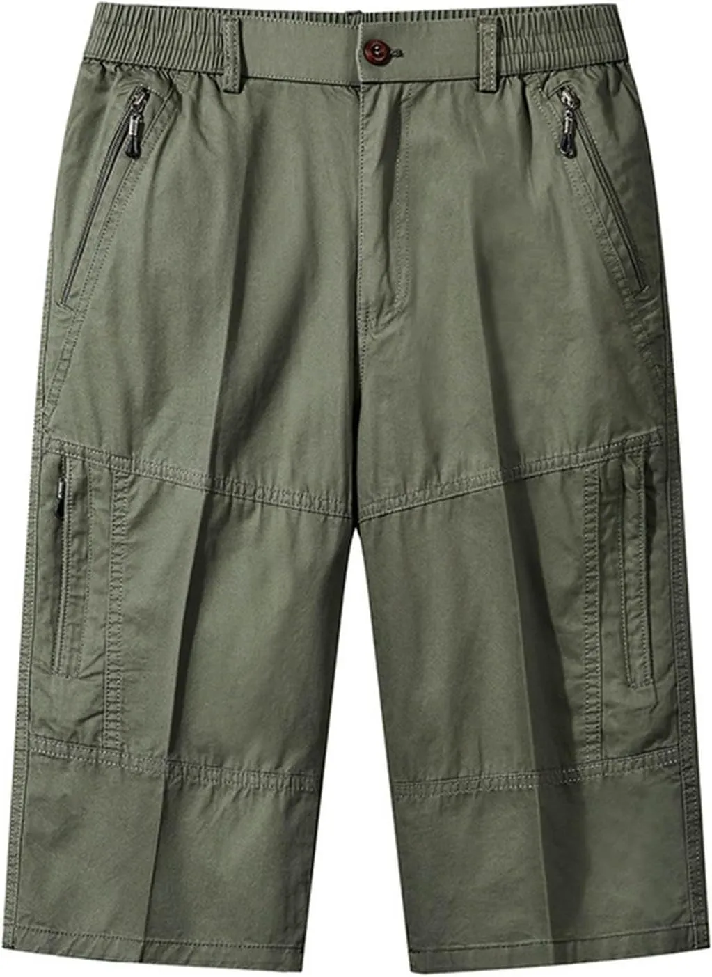 Cotton Relaxed Pants for Men Solid Colour Lounge Pants Classic Beach Pants Outdoor Cargo Pants Summer Capri Pants