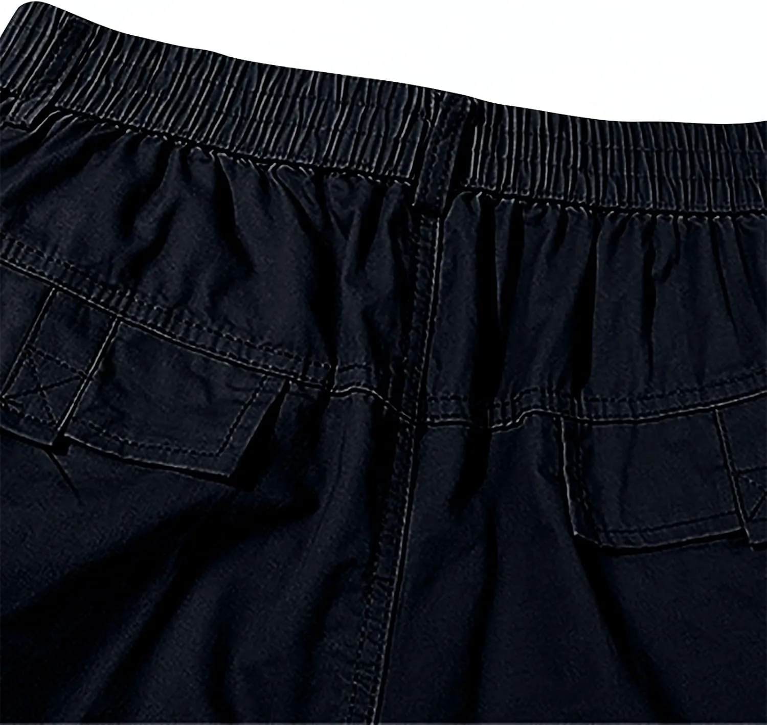 Cotton Relaxed Pants for Men Solid Colour Lounge Pants Classic Beach Pants Outdoor Cargo Pants Summer Capri Pants