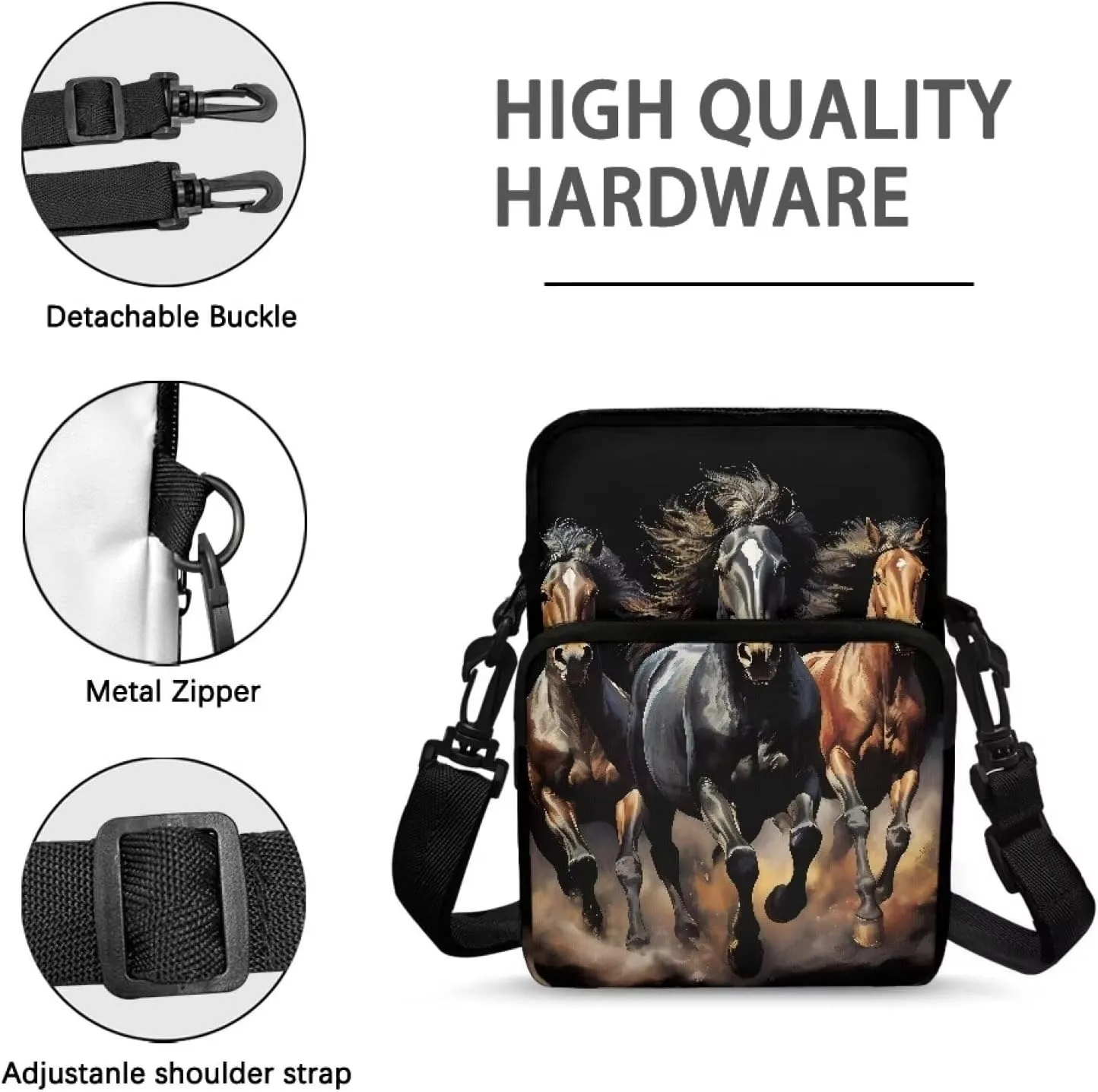 Crossbody Bag Shoulder Bags Purses Cell Phone Case Waist Pouch for Women Girls Boys