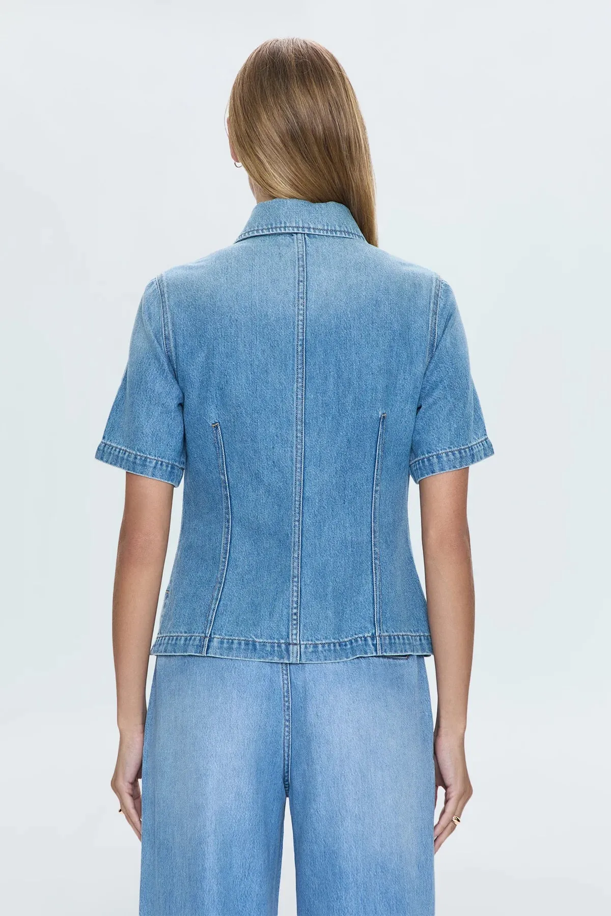 Cyndi Short Sleeve Slim Shirt
