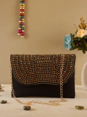 Designer Jute Fabric Clutch Bags
