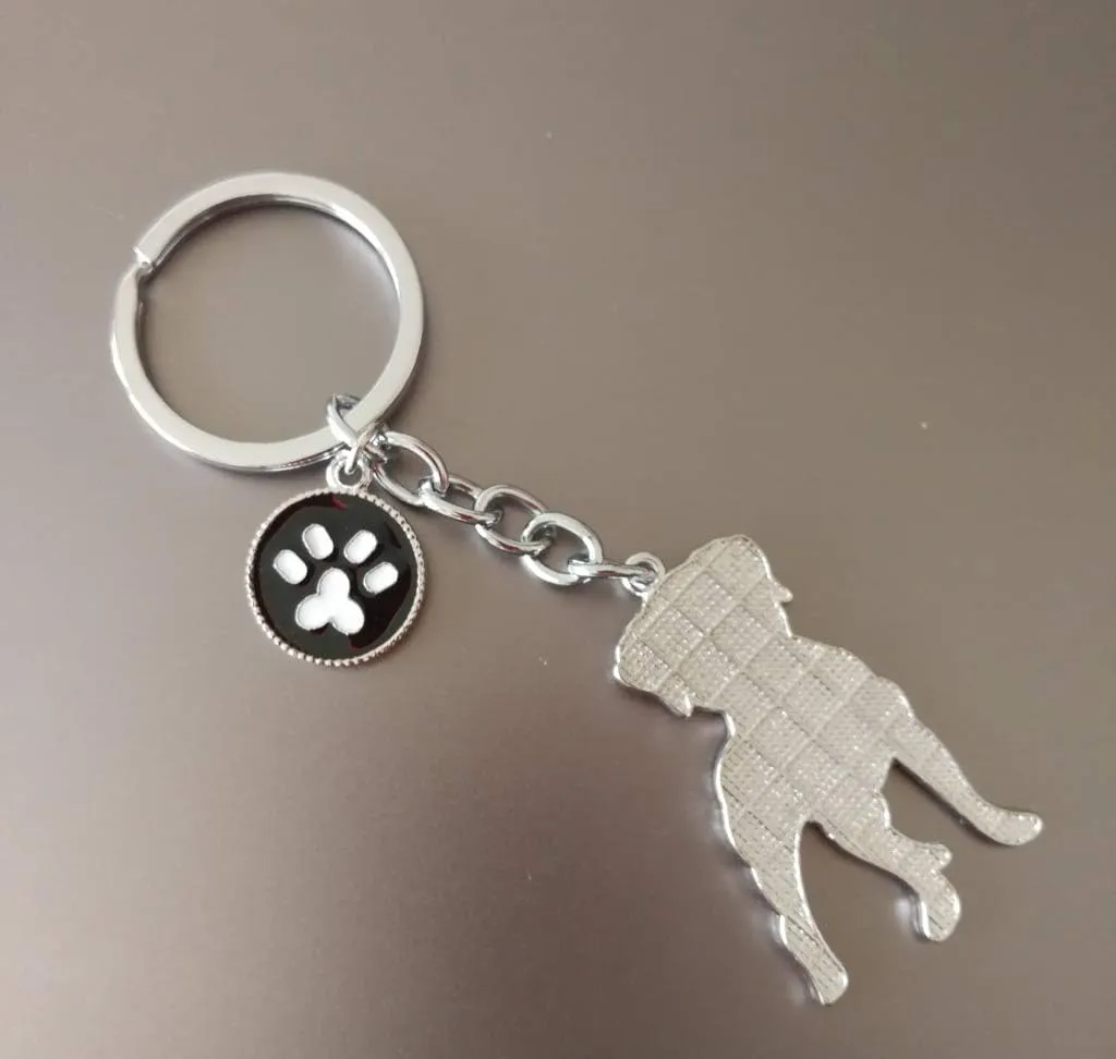 Dog Keychain,Lovely Dog Key-ring Portable Metal Keychain Keyring Key Decor Car Keyring Decoration