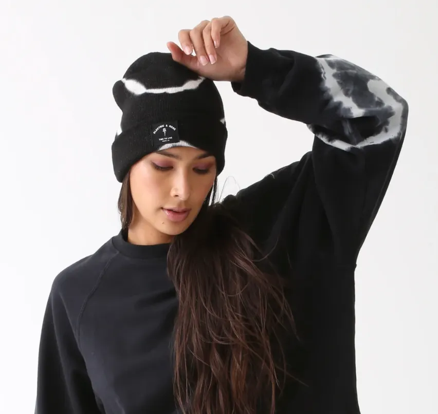 Electric & Rose Time to Live Beanie Onyx/Cloud