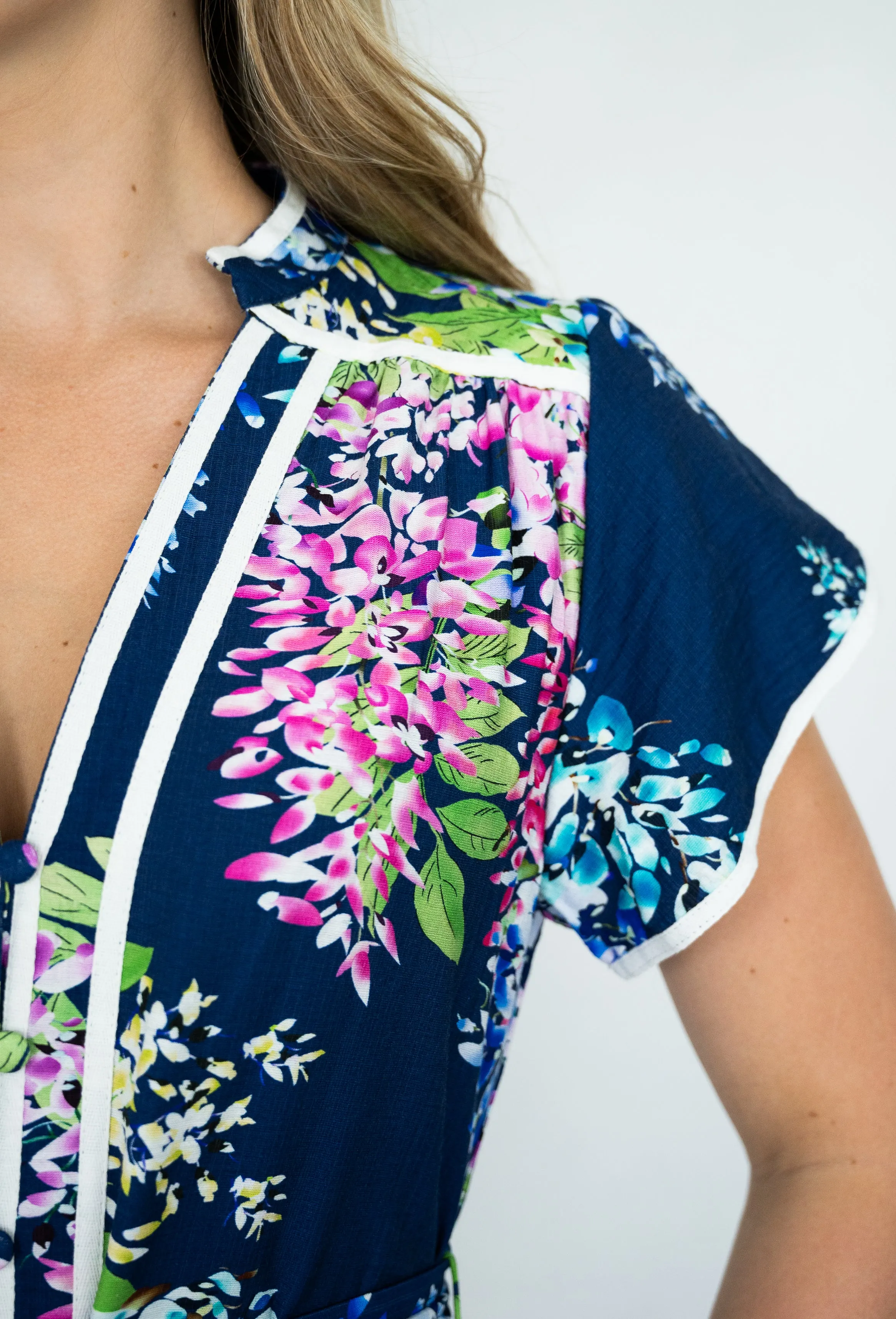 Elsa Dress  | Navy Floral
