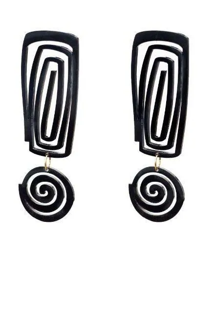 Emeraude Exclamation Mark Earrings