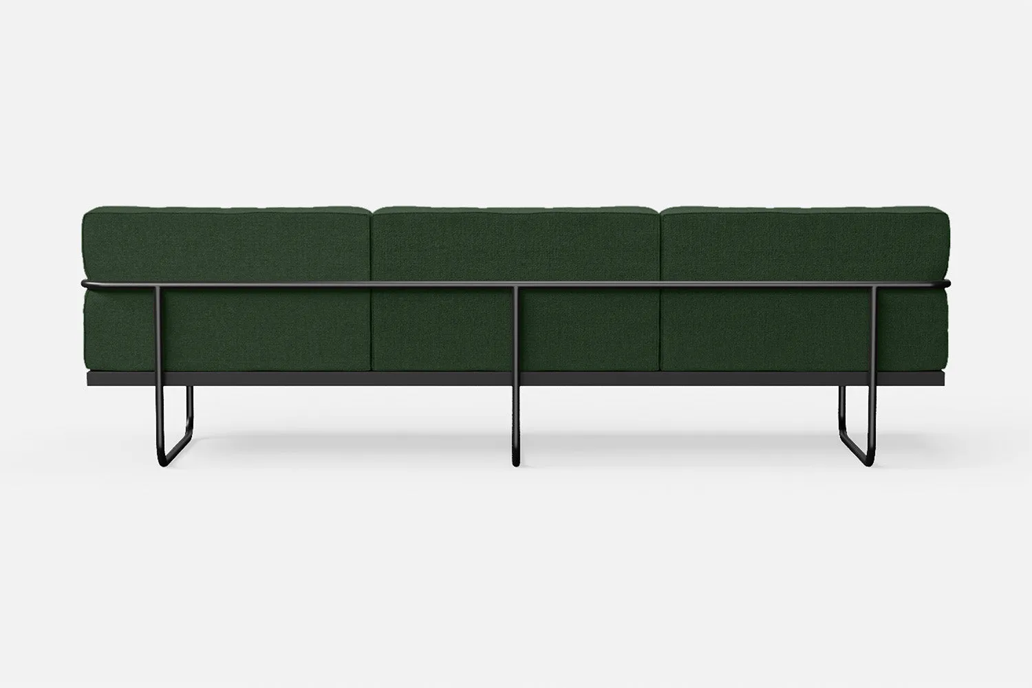 Emilia 3 Seater Sofa Forest Green Linen Fabric
