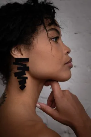 Emmeline Zig-Zag Statement Earrings