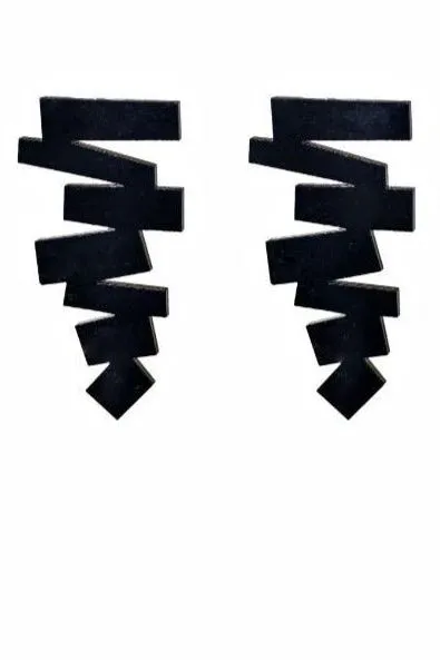 Emmeline Zig-Zag Statement Earrings