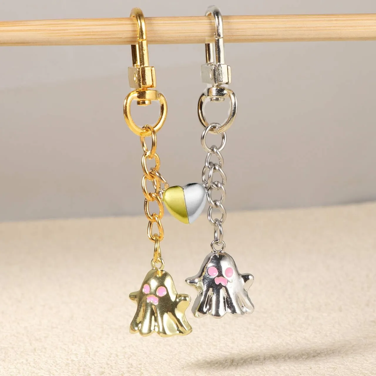 enasal Friendship/Couples Keychains Set,Matching Keychains for Best Friend Bf and Gf Daughter Sister Bestie