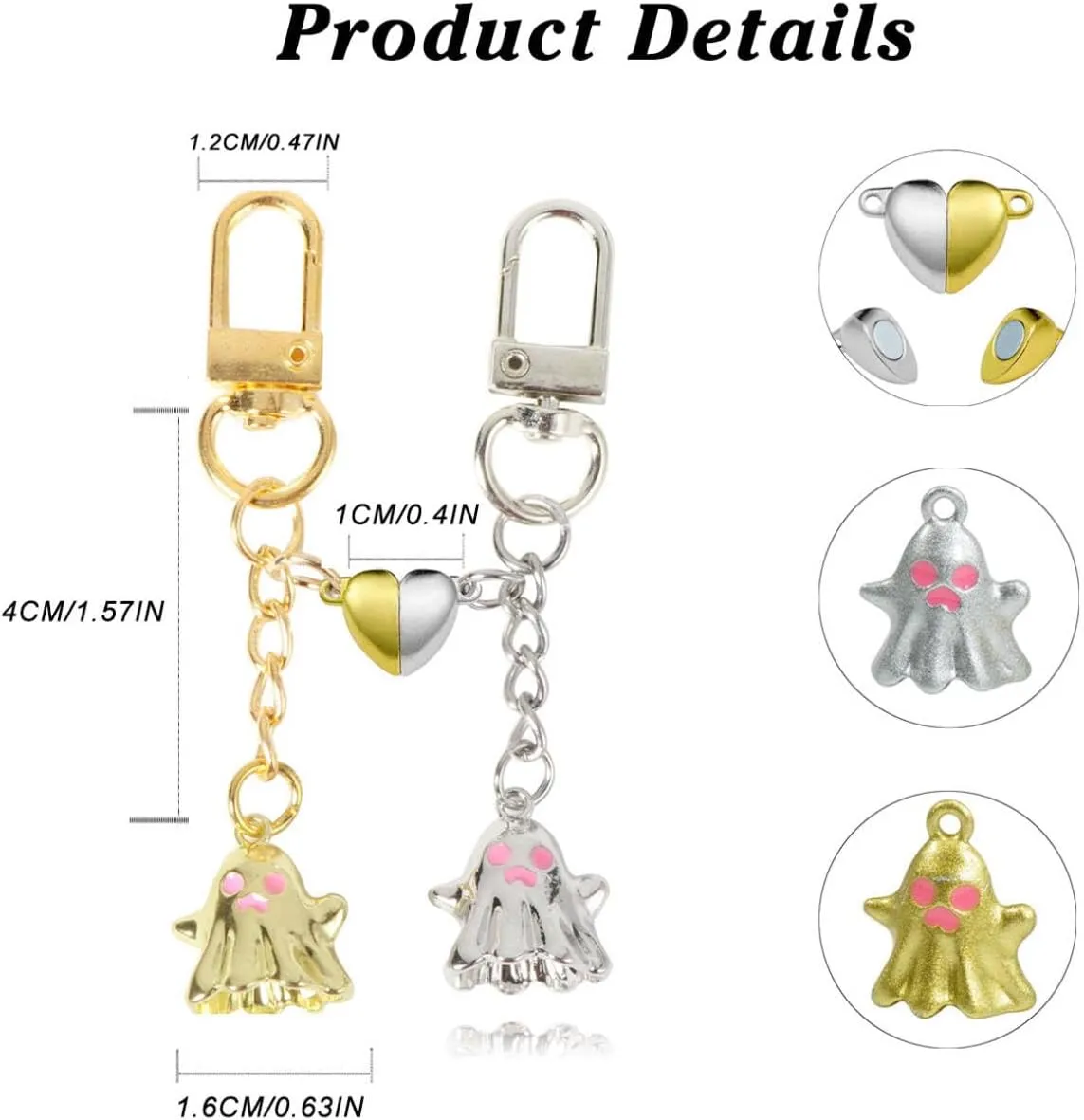 enasal Friendship/Couples Keychains Set,Matching Keychains for Best Friend Bf and Gf Daughter Sister Bestie