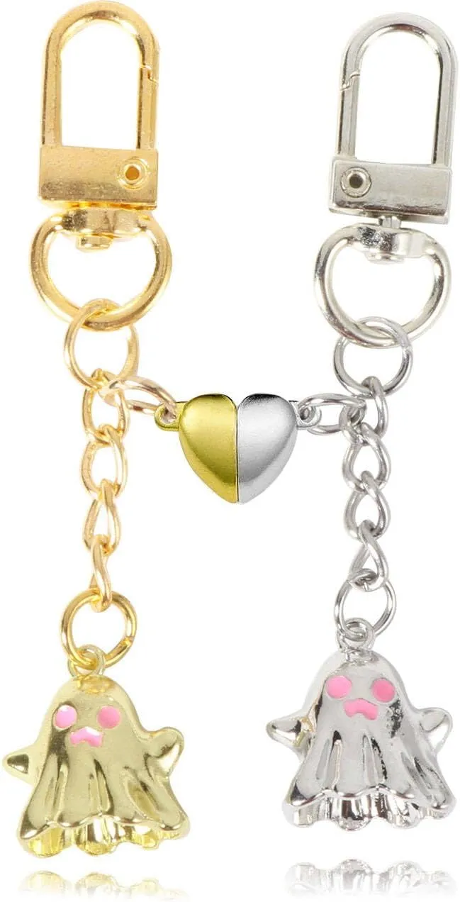enasal Friendship/Couples Keychains Set,Matching Keychains for Best Friend Bf and Gf Daughter Sister Bestie