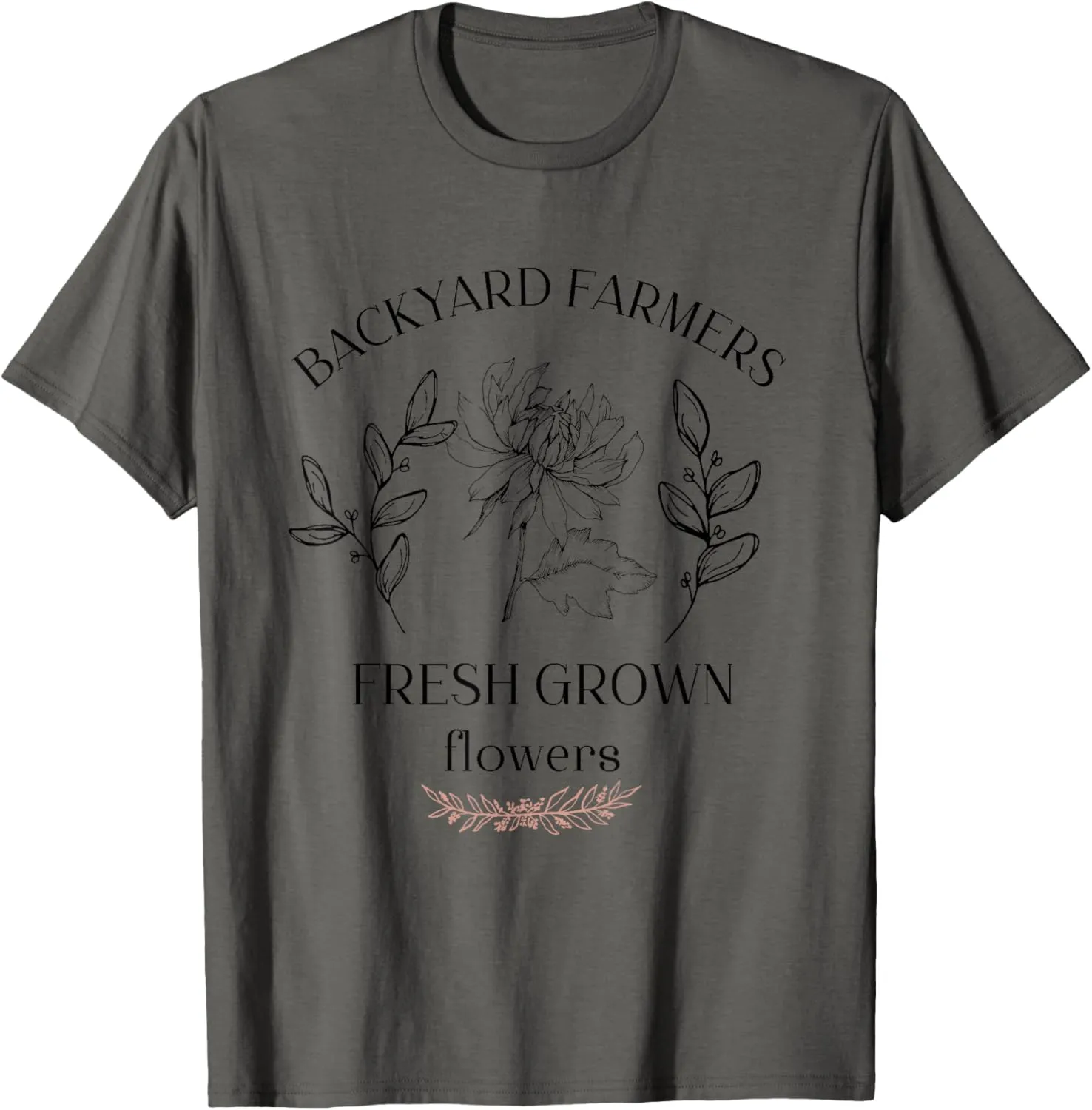 Farm Fresh Flowers Organic Gardening Botanical Gardener T-Shirt
