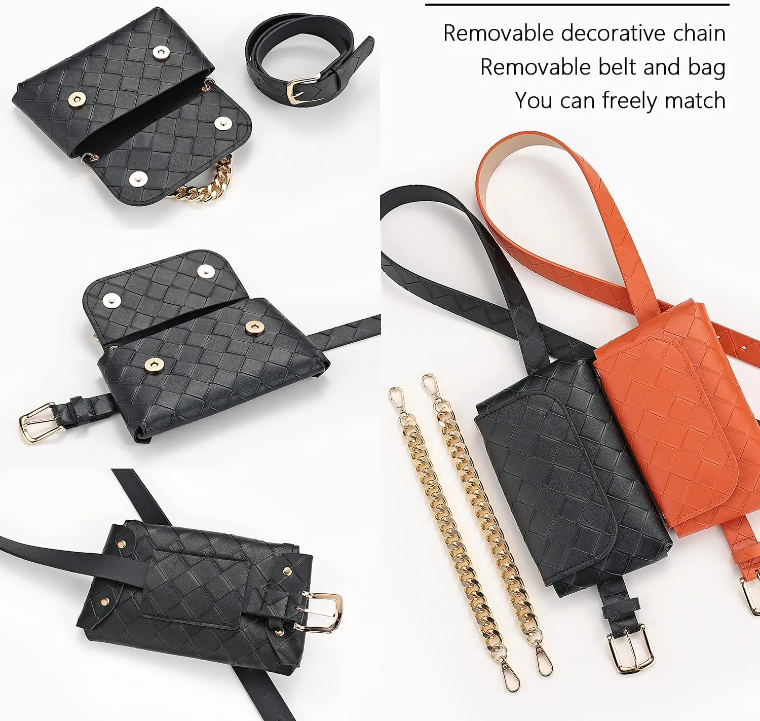 Fashion summer ladies coin purse mobile phone bag leisure shopping travel practical waist bag (beige)