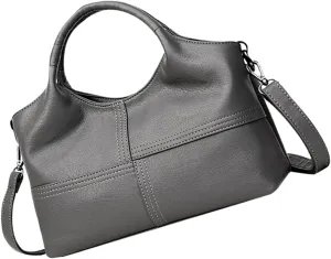 Fashion Women Handbag Vintage Shoulder Bag Large Capacity Tote Bag for Office Ladies Black