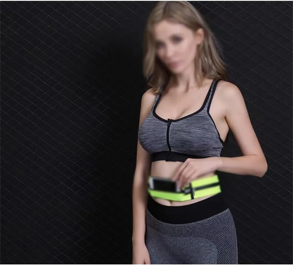 FMURY Men's and Women's Outdoor Sports Waterproof Running Waist Bag Multi functional Close Fit Phone Bag