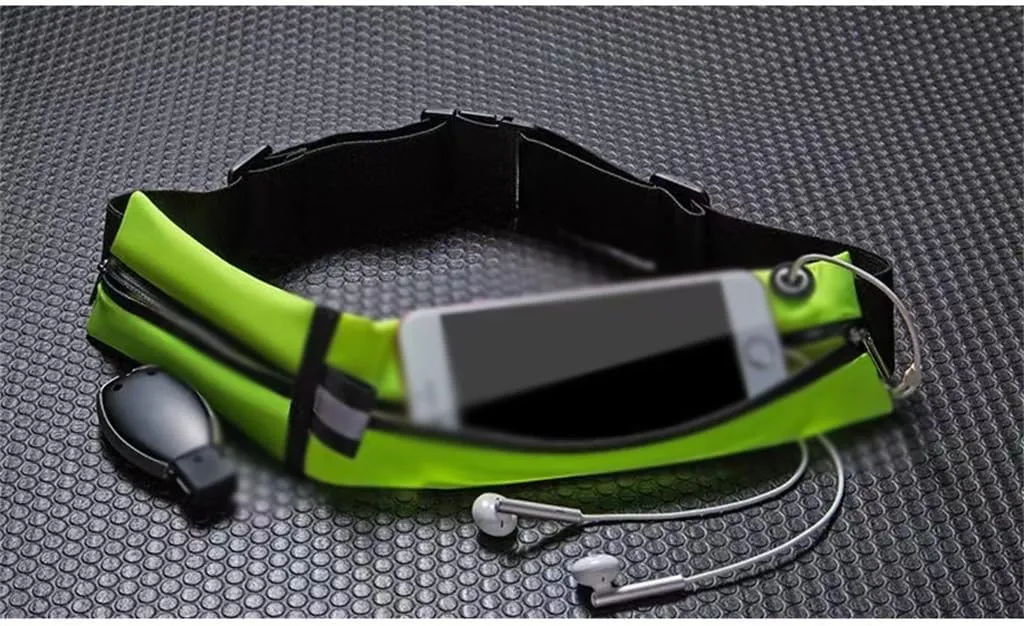 FMURY Men's and Women's Outdoor Sports Waterproof Running Waist Bag Multi functional Close Fit Phone Bag