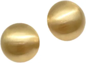 FRCOLOR 1 Pair Bold Minimalist Dome Earrings for Women Unique Circular Design Lightweight Comfortable Statement Jewelry for Ladies