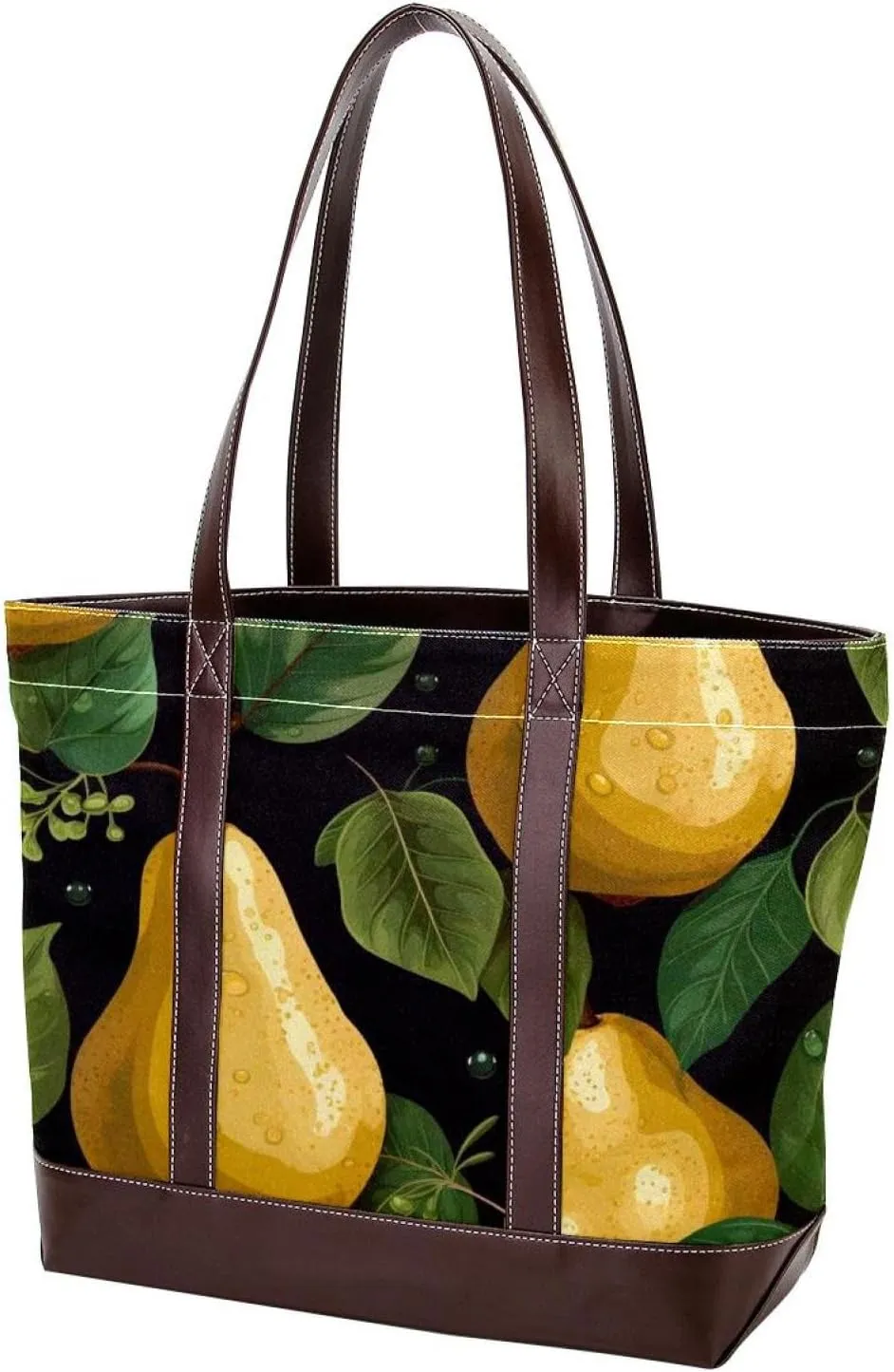 Fresh Pear-2025 Shoulder Purses for Women Large Soft Washed Leather Purses and Durable Handbags