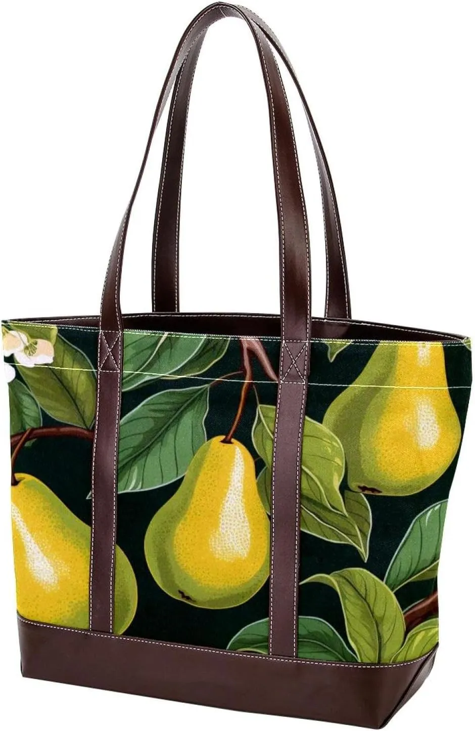 Fresh Pear-2025 Shoulder Purses for Women Large Soft Washed Leather Purses and Durable Handbags