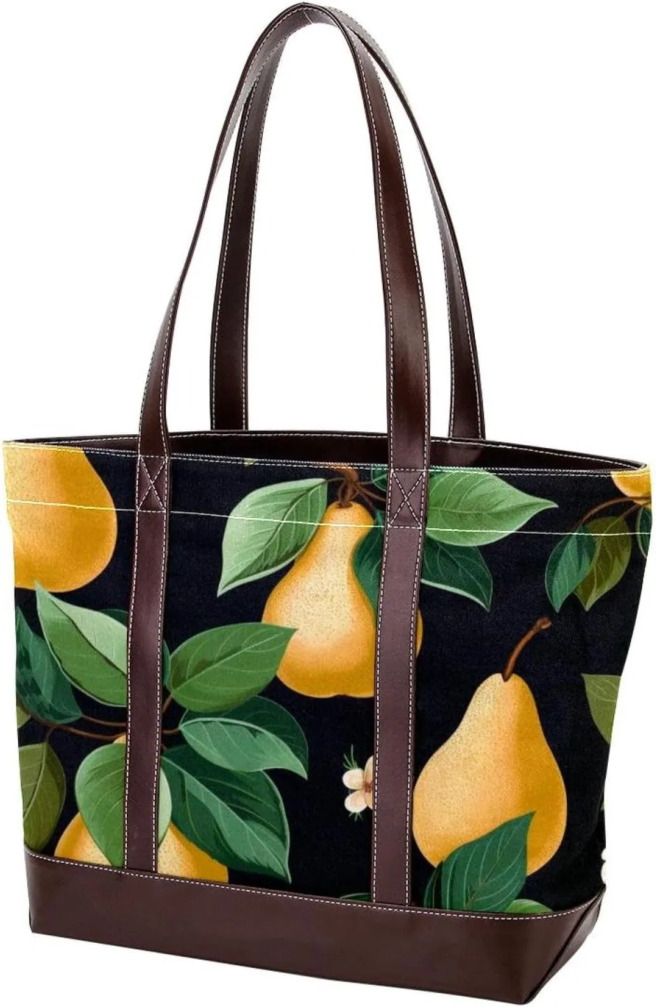 Fresh Pear-2025 Shoulder Purses for Women Large Soft Washed Leather Purses and Durable Handbags