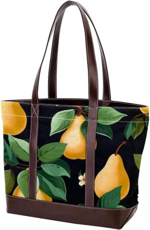 Fresh Pear-2025 Shoulder Purses for Women Large Soft Washed Leather Purses and Durable Handbags