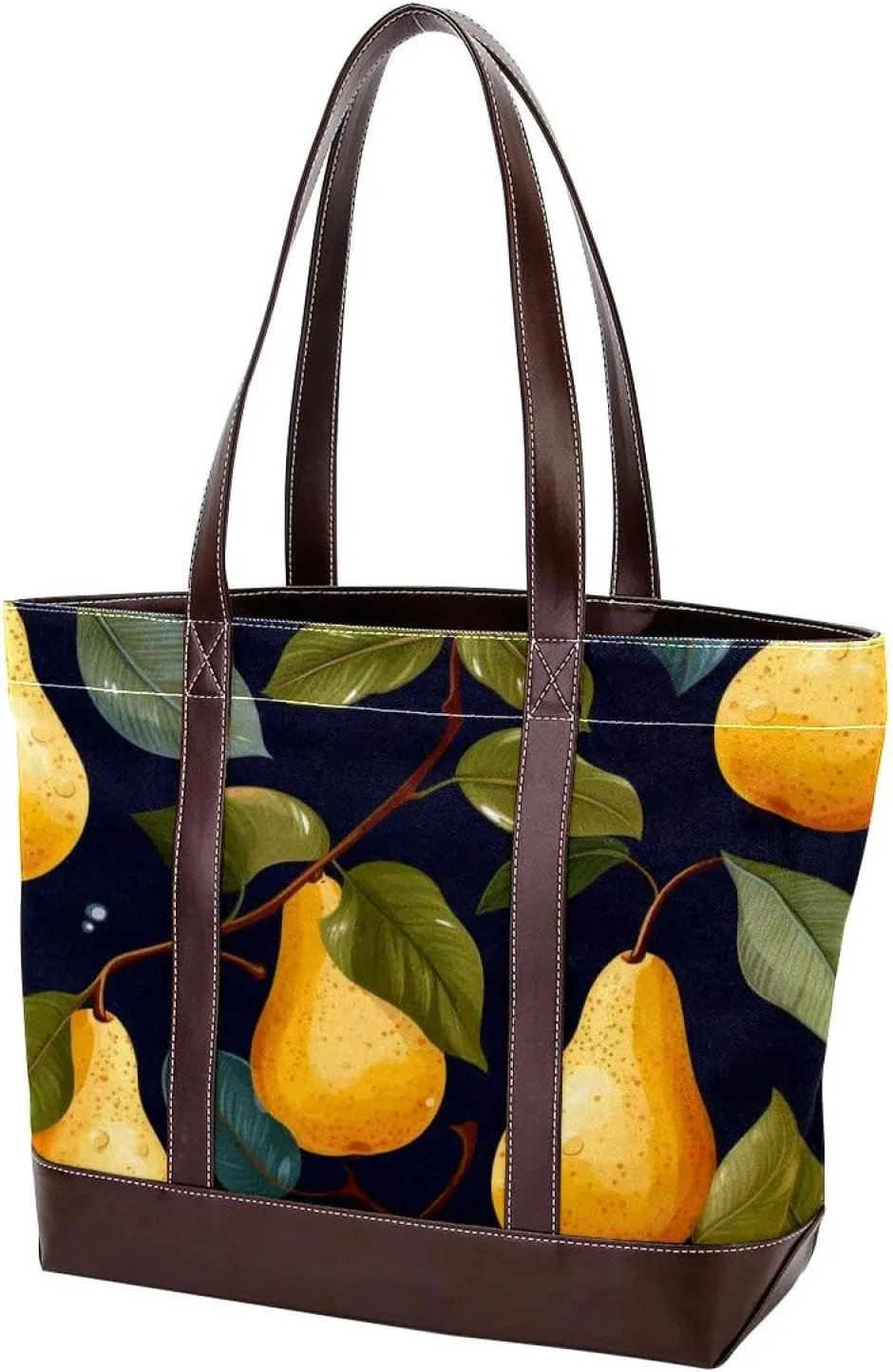 Fresh Pear-2025 Shoulder Purses for Women Large Soft Washed Leather Purses and Durable Handbags