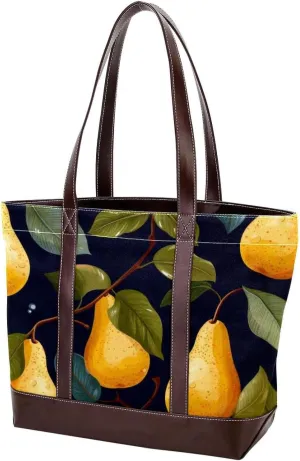 Fresh Pear-2025 Shoulder Purses for Women Large Soft Washed Leather Purses and Durable Handbags