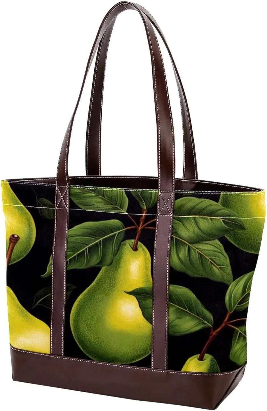Fresh Pear-2025 Shoulder Purses for Women Large Soft Washed Leather Purses and Durable Handbags