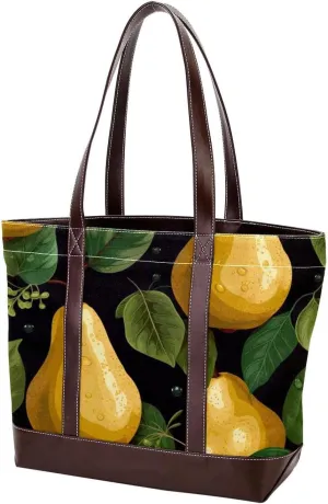 Fresh Pear-2025 Shoulder Purses for Women Large Soft Washed Leather Purses and Durable Handbags