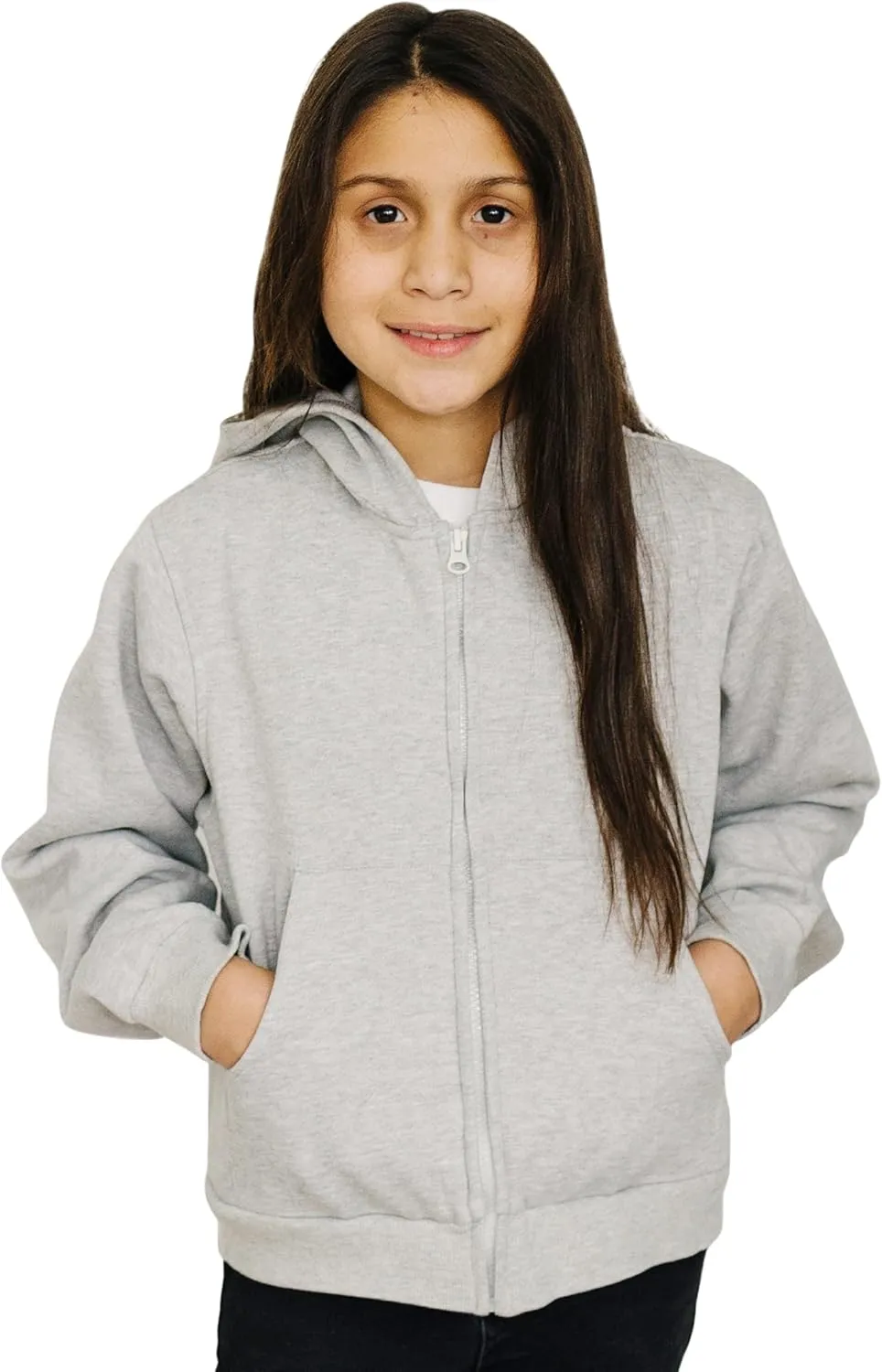 Fun and Function - Weighted Fleece Hoodie Jacket - Girls & Boys Sensory Clothing - Weighted Hoodies - Kids & Teens Ages 7 