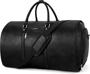 Garment Bag for Travel, Convertible Carry on Garment Duffel Bag for Men 3Pcs Weekender Bag 2 in 1 Hanging Suitcase Suit Bag