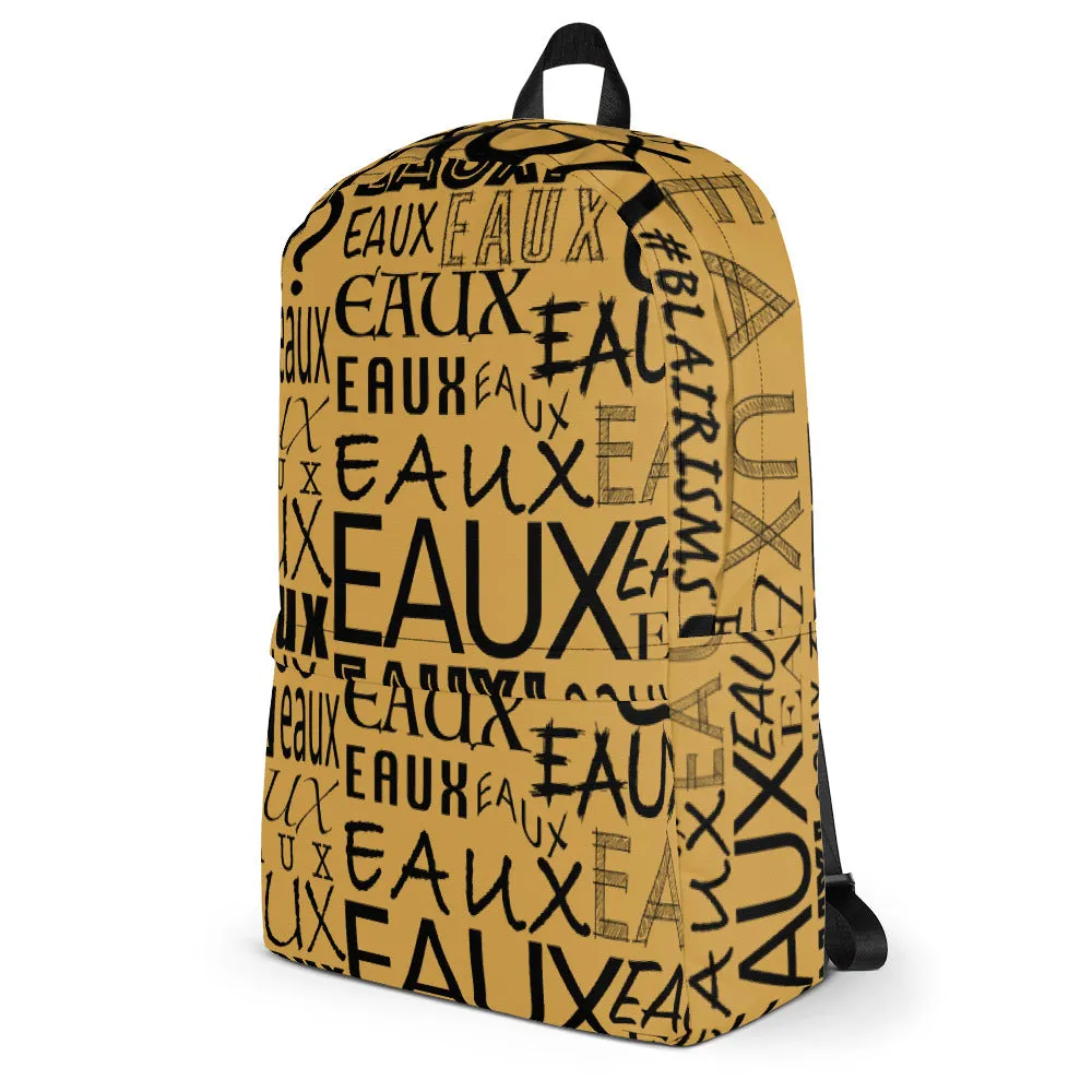 Gold & Black AllEAUXver Backpack