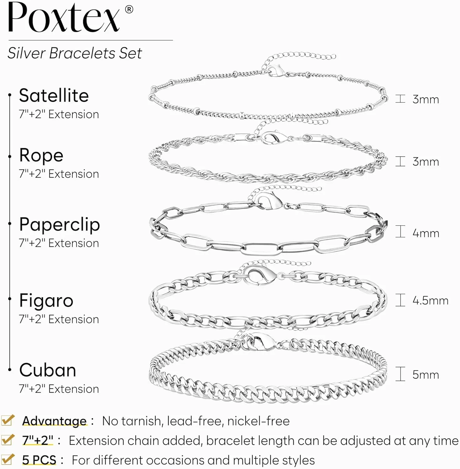 Gold Bracelets for Women,Dainty Bracelets Set for Women Trendy, Gold Bracelets Stack With Beaded, Cuban, Paperclip, Heart, Snake, Rope, Pearl, Cross, Hand Chain, Silver Jewelry Gifts for Women Christmas